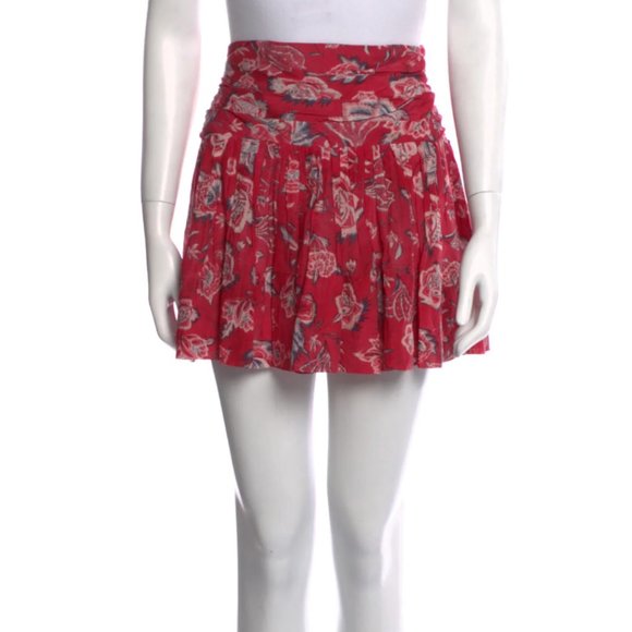 ÉTOILE ISABEL MARANT floral Print Mini Skirt - Picture 1 of 12